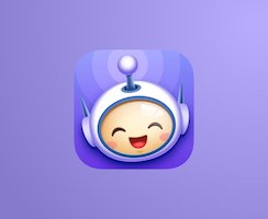 Apollo App Icon — Explorer of Smiles